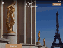 Tablet Screenshot of plazatoureiffel.com